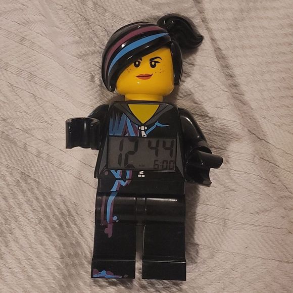 Lego Other - The Lego Movie Lucy/Wyldstyle Minifigure Digital Alarm Clock 10" Tall